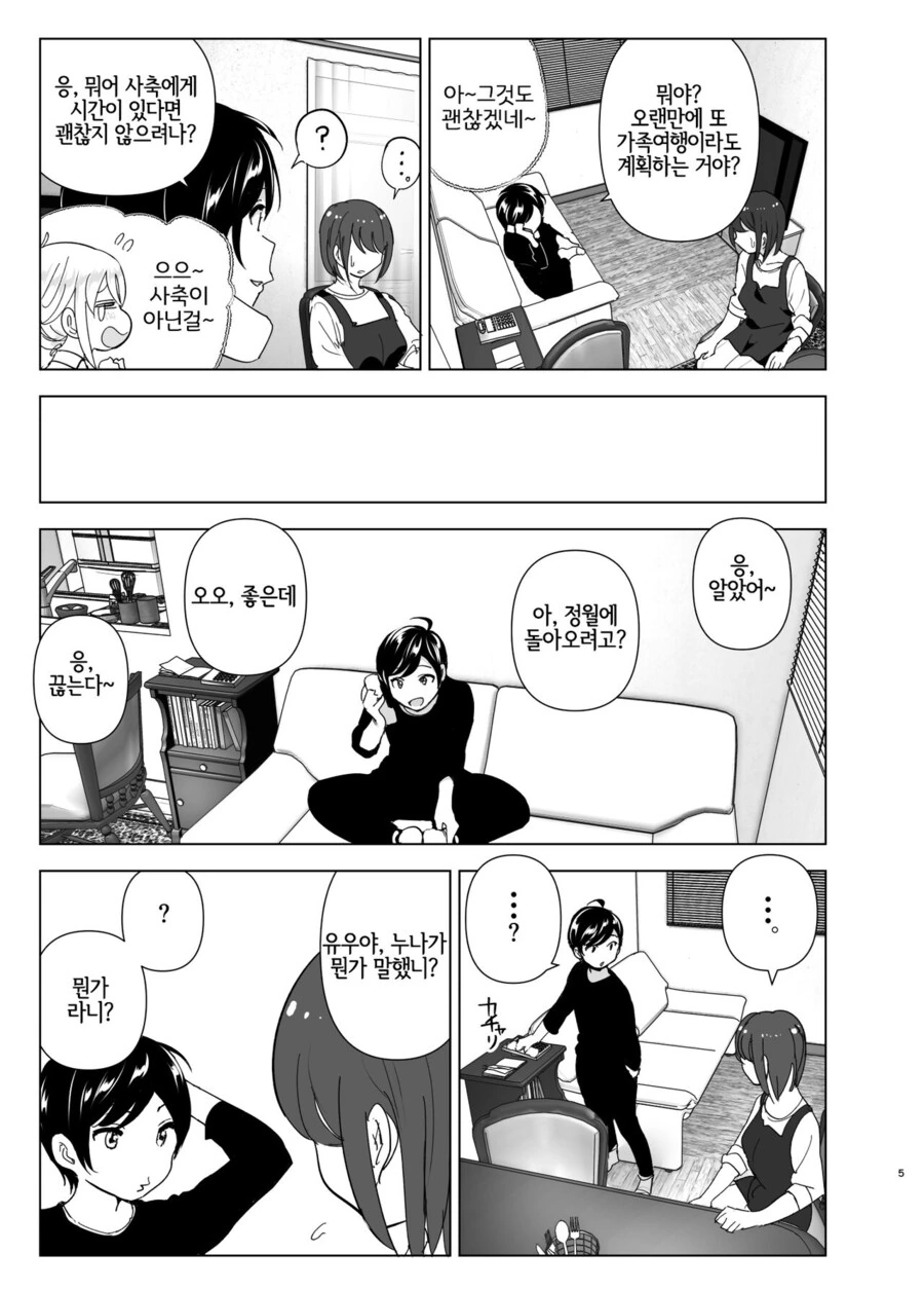 누나의 전화를 받고, 한달음에 달려가는 남동생.manga - 이미지 3