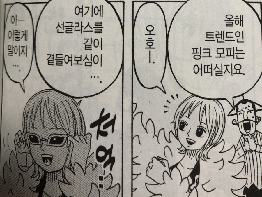 원피스) 도플라밍고 ㄴㅇ을 잘하는 나미