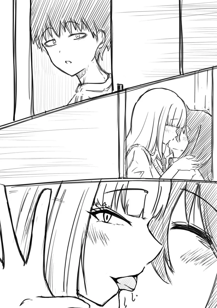 (와타모테)언니가 친구랑 키스하는 걸 본 남동생.manga - 이미지 2