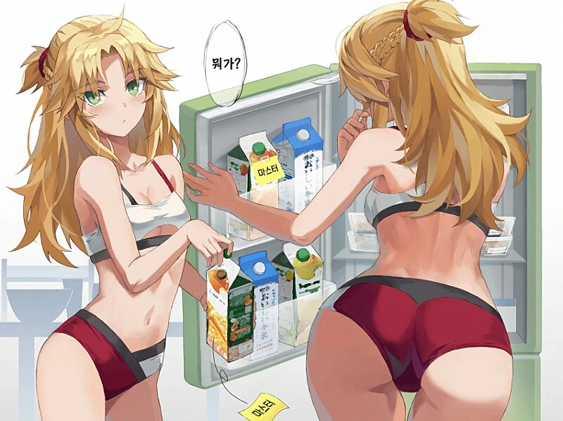 페그오,ㅎㅂ) 5분 후 마스터한테 혼나는 못드 만화