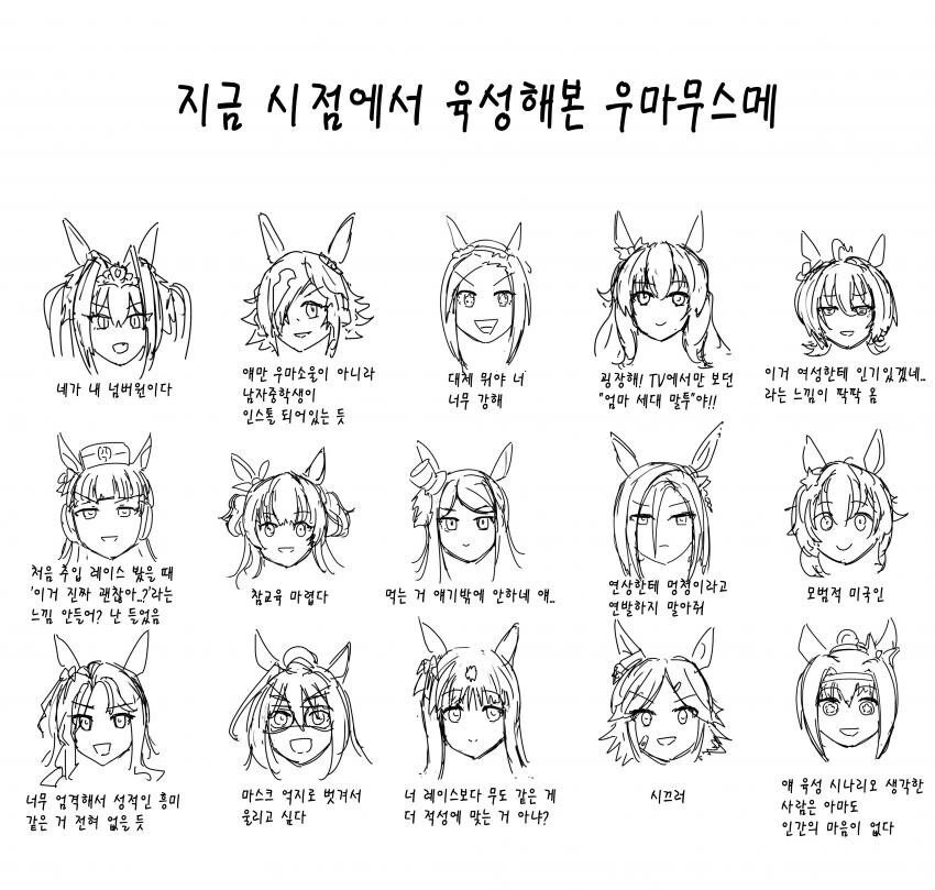 말딸) 3주 동안 우마무스메 해본 후기.manga